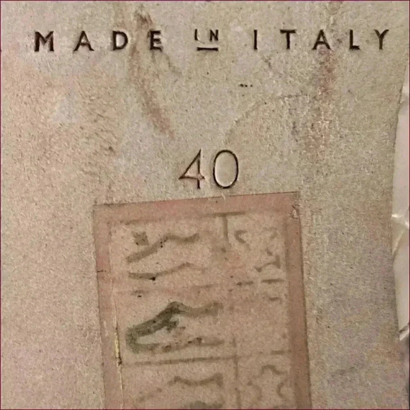 M. Gemi Shoes Pump Heel Pointed Toe Beige Blush Pink 9/40 - Picture 8 of 8